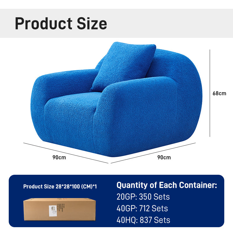 CXACXC™ Minimalist Leisure Cloud Chair product view 1