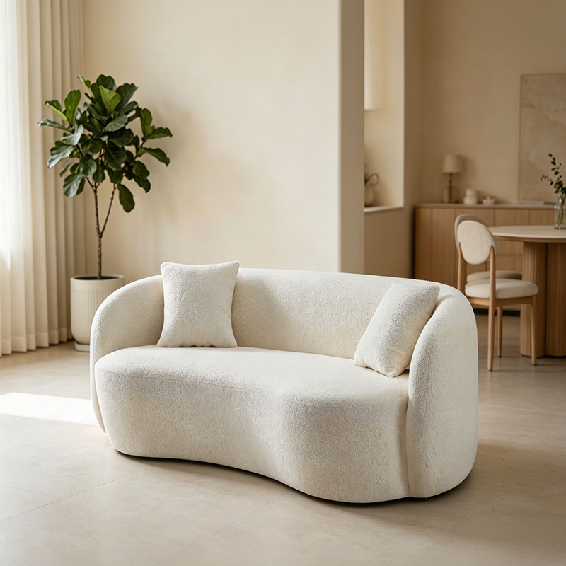 CXACXC™ Curved-Back Apartment Cloud Sofa product view 3