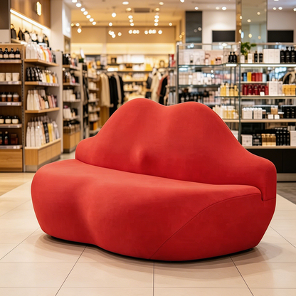 CXACXC™ Red Lips Designer Cloud Sofa product view 3