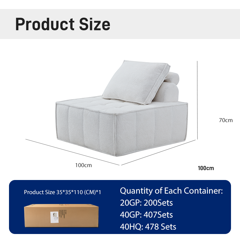CXACXC™ Buckle Modular Cloud Chair product view 1