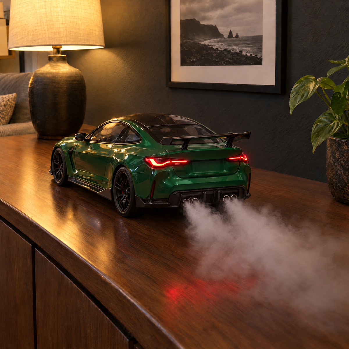 Green M4 - rear view