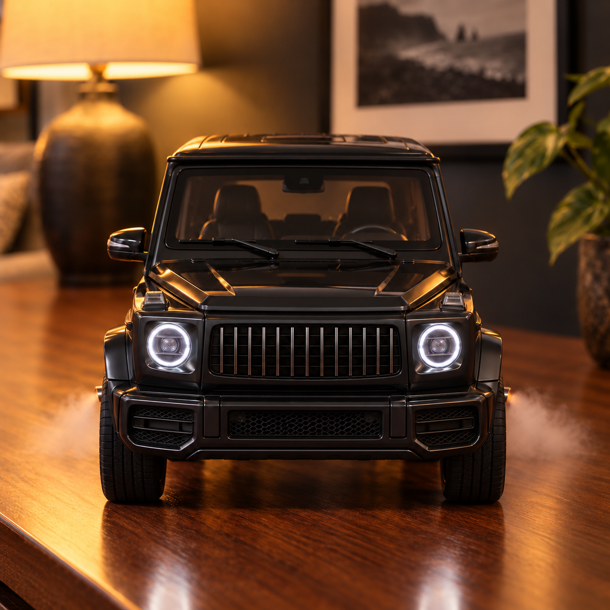 Black G-Wagon - front view