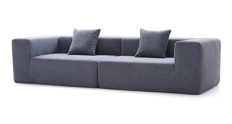 CXACXC™ Black Bull Low-Back Cloud Sofa product view 1
