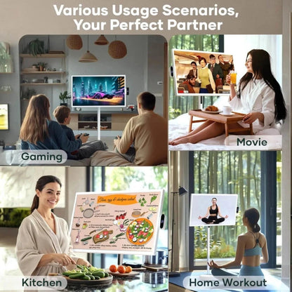 Portable Touchscreen TV with Adjustable Stand