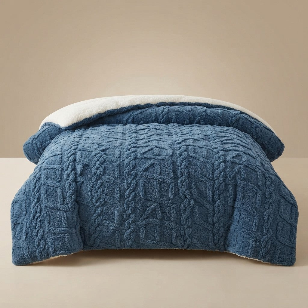 Thick Shearling Winter Blanket